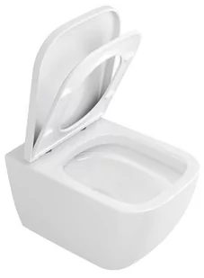 Excellent Ness bez kołnierza + deska wolnoopadająca biały CENL.3509.500.WH - Miski WC - miniaturka - grafika 1