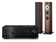 Zestawy stereo - Yamaha R-N1000A (czarny) + 704 S3 (mokka) - miniaturka - grafika 1