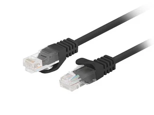Lanberg, Patchcord KAT.6 UTP 0.5m Fluke Passed, czarny, 10-pack - Pozostałe akcesoria sieciowe - miniaturka - grafika 1