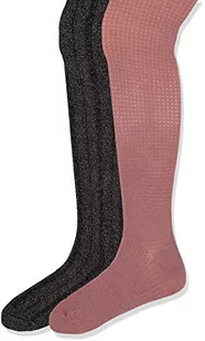 MINYMO Rajstopy dziewczęce, wielokolorowy (czarny 106), 104/110 cm - Rajstopy - miniaturka - grafika 1