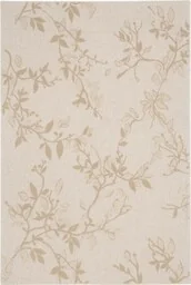 Dywan wełniany Agnella Noble Flors jasny beż 160x230 cm 24h - Dom i wnętrze OUTLET - miniaturka - grafika 1