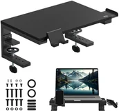 Części i akcesoria do laptopów - Podstawka pod laptop / monitor Ergo Office, max. obciążenie 20kg, dla przekąt. 13-32", czarna, ER-303 B - miniaturka - grafika 1