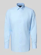 Koszule męskie - Koszula biznesowa o kroju regular fit z popeliny - miniaturka - grafika 1