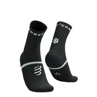 Skarpetki sportowe męskie - COMPRESSPORT Skarpetki do biegania PRO MARATHON SOCKS V2.0 black/white - miniaturka - grafika 1