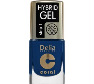 Delia Cosmetics Coral Hybrid Gel hybrydowy lakier do paznokci bez użycia lampy UV/LED odcień 127 11 ml - Lakiery do paznokci - miniaturka - grafika 1