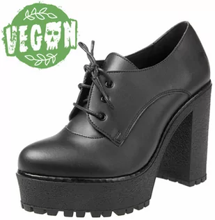 Czółenka - Buty damskie ALTERCORE - Trixie - Vegan Black - ALT093 - grafika 1