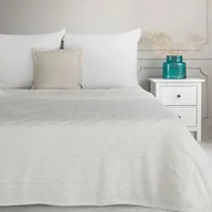 Koce - Koc D91 Warkocz 200 x 220 cm biały - miniaturka - grafika 1