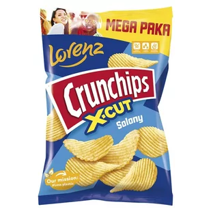 Crunchips X-Cut Chipsy ziemniaczane solony 200 g - Chipsy - miniaturka - grafika 1