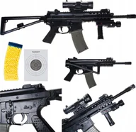 Zabawki militarne - Skleplolki KARABIN MASZYNOWY SNAJPERSKI LUNETA LASER KULKI - miniaturka - grafika 1