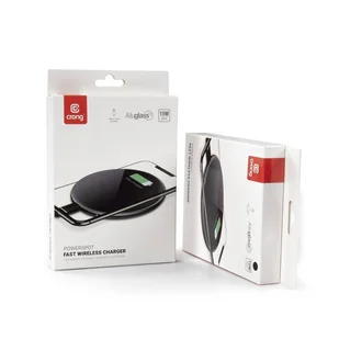 Crong PowerSpot Fast Wireless Charger – Bezprzewodowa ładowarka Qi 15W USB-C (Shadow Black) - Ładowarki do telefonów - miniaturka - grafika 15