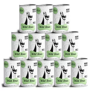 PEPE MONO PROTEIN Boar (dziczyzna) 12x400g - Mokra karma dla psów - miniaturka - grafika 1