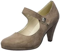 Czółenka - HIRSCHKOGEL Damskie czółenka, ciemny taupe, 35 EU, ciemnoszarobrązowy., 35 EU - miniaturka - grafika 1