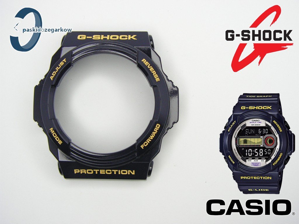 Bezel do Casio GLX-150B-6, GLX-150 GA-150 granatowy połysk