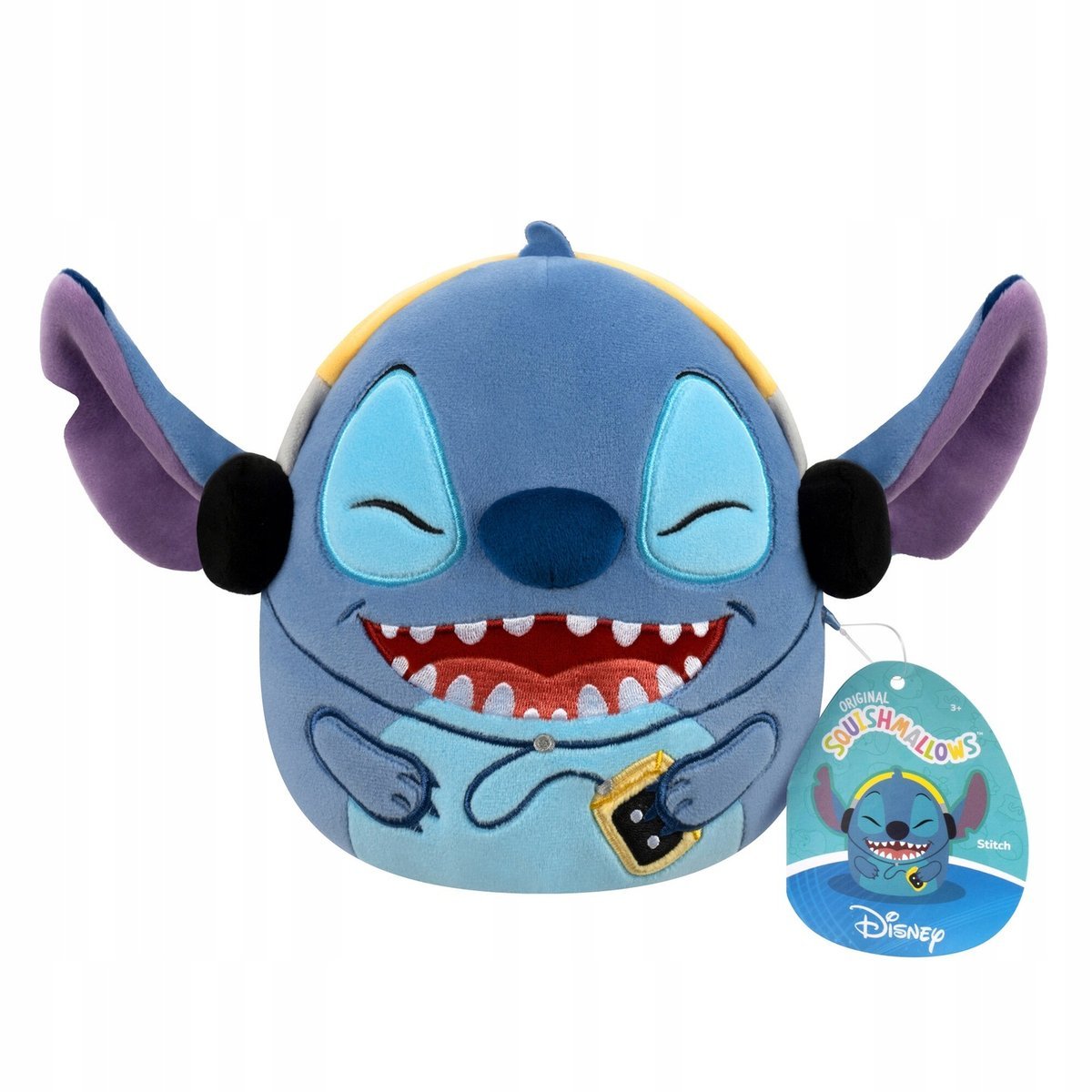 Squishmallows DISNEY LILO & STITCH Maskotka STITCH ze SŁUCHAWKAMI 25 cm