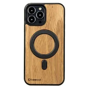 Etui i futerały do telefonów - Drewniane Etui Bewood iPhone 13 Pro Max Dąb MagSafe - miniaturka - grafika 1