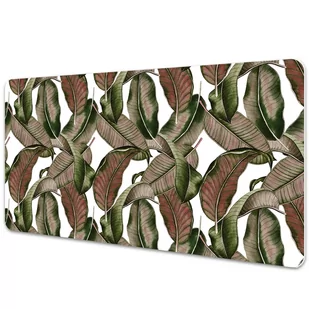 Mata na biurko Botaniczny liść 100x50 cm - Podkładki na biurko - miniaturka - grafika 1