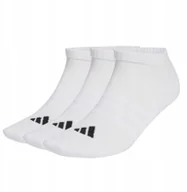 Skarpety termoaktywne - Adidas Skarpety adidas Cushioned Essentials Low Cut 3 pary białe JZ0535 37-39 - miniaturka - grafika 1