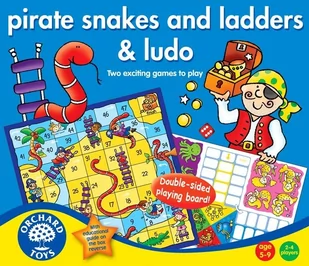 Orchard Toys, gra planszowa dla dzieci Przygoda pirata 2w1 - Gry planszowe - miniaturka - grafika 1