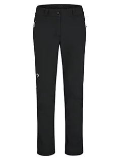 Spodnie damskie - Ziener Damskie spodnie softshellowe Talpa do jazdy na nartach/na nartach/na świeżym powietrzu, wiatroszczelne, elastyczne, funkcjonalne, czarne, rozmiar 46 - grafika 1