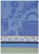 Ściereczki, gąbki, czyściki - Le Jacquard Fran ais Ściereczka kuchenna Saveurs de Provence Niebieska - miniaturka - grafika 1