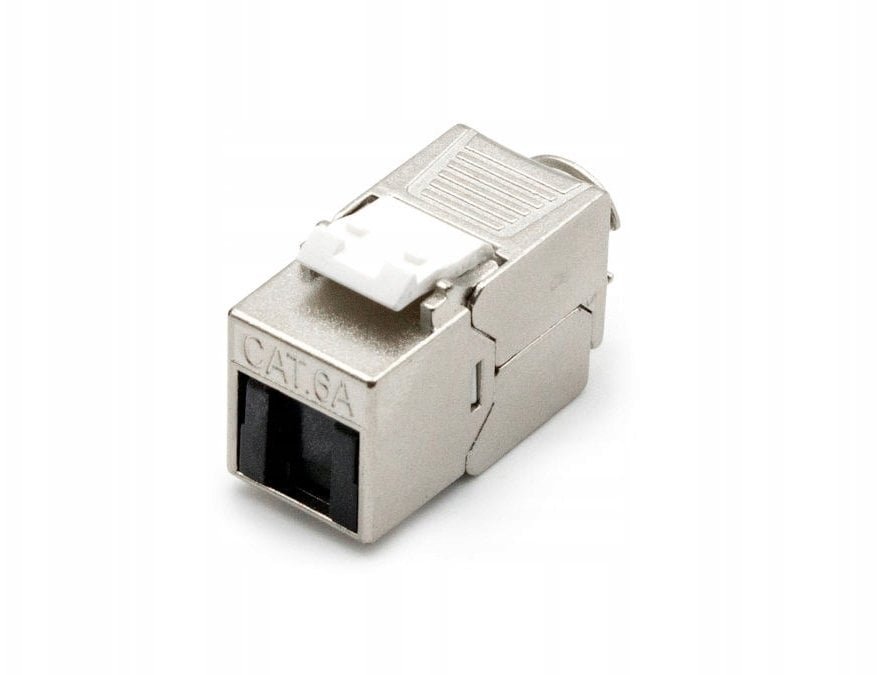DIGIT Moduł gniazdo Keystone RJ45 8P8C kat.6A, STP, osłona przeciwpyłowa DN-93615-D