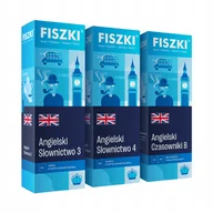 Książki do nauki języka angielskiego - Zestaw Fiszek – Angielski dla średnio zaawansowanych (poziom B1-B2) - miniaturka - grafika 1