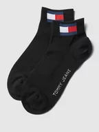 Skarpetki męskie - Krótkie skarpety z nadrukiem z logo w zestawie 2 szt. - miniaturka - grafika 1