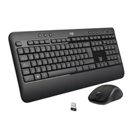 Zestawy komputerowe - Logitech MK540 Advanced klawiatura RF Wireless QWERTZ Swiss Czarny - miniaturka - grafika 1