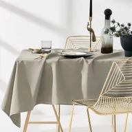 Obrusy i serwetki - Obrus na stół LUKRECJA 130 x 180 cm beżowy - miniaturka - grafika 1