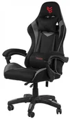 Fotele gamingowe - Fotel obrotowy gamingowy HERO GREY FABRIC krzesło do biurka - miniaturka - grafika 1