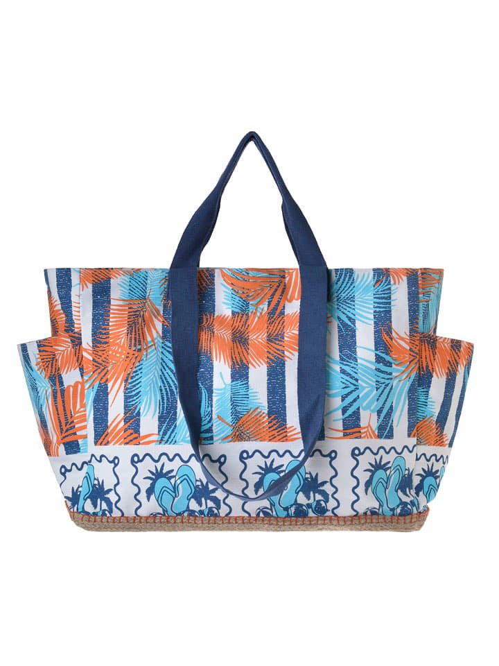 BLE Shopper bag ze wzorem - 48 x 38 x 18 cm