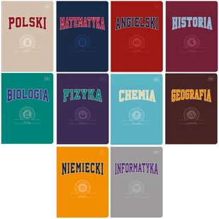 10 x ZESZYTY PRZEDMIOTOWE A5 DO KLAS 7-8 I LICEUM - Zeszyty szkolne - miniaturka - grafika 1
