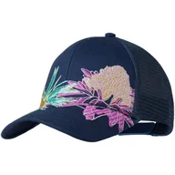 Czapki i chusty sportowe męskie - Czapka z daszkiem Buff Explore Trucker Cap Satry Indygo - miniaturka - grafika 1