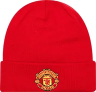 Czapki damskie - New Era New Era Core Cuff Beanie Manchester United FC Hat 11213213 Czerwone One size - miniaturka - grafika 1