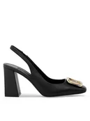 Sandały damskie - Gino Rossi Sandały SILVA-SL2275-1 Czarny - miniaturka - grafika 1