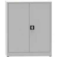 Pozostałe wyposażenie warsztatu - PARTNER B2B Warsztatowa szafa półkowa na narzędzia KOVONA JUMBO, 2 półki, spawana, 950 x 500 x 1150 mm, szara 178644 - miniaturka - grafika 1