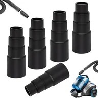 Akcesoria do odkurzaczy - Pięć adapterów do węży odkurzacza, adapterów redukcyjnych do węży odkurzacza, odpowiednich do złączy węży odkurzacza, szlifierek, - miniaturka - grafika 1