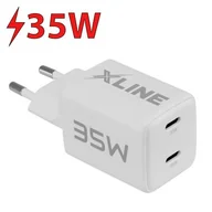 Ładowarki do telefonów - Ładowarka sieciowa XLINE WCG352CW 35W Biały - miniaturka - grafika 1