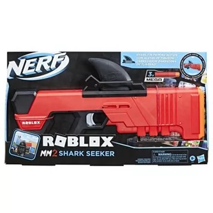 Hasbro Wyrzutnia Nerf Roblox MM2 Shark Seeker F2489 - Zabawki militarne - miniaturka - grafika 1