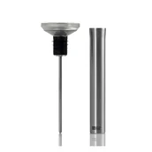 Pozostałe akcesoria barmańskie - AdHoc Termometr wylewka i zatyczka transparentna do wina Gusto A-FV74 - miniaturka - grafika 1