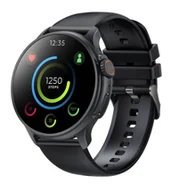Smartwatch - Smartwatch GlacierX Aura Black MENU PL PULS POWIADOMIENIA - miniaturka - grafika 1