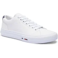 Trampki męskie - Tommy Hilfiger Skórzane tenisówki HI VULC STREET - miniaturka - grafika 1