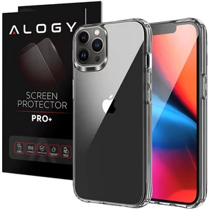 Etui pancerne obudowa ochronna Alogy Hybrid Case do Apple iPhone 13 Pro Przezroczyste + Szkło - Etui i futerały do telefonów - miniaturka - grafika 2