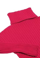 Swetry damskie - Libbi Blonda damski sweter z golfem z modnym stanem i długimi rękawami, akrylowy, różowy, rozmiar XS/S, Rosa, XS - miniaturka - grafika 1