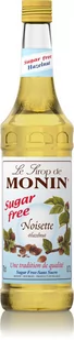 Monin Syrop HAZELNUT SUGAR FREE 0,7 L - Syropy i koncentraty owocowe - miniaturka - grafika 1