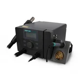 Lutownice - Stacja lutownicza 2w1 hotair i grotowa Quick 709D+ - 1350W - miniaturka - grafika 1