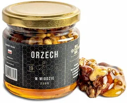 Orzechy w miodzie 220 g. - Miód - miniaturka - grafika 1
