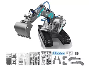 Koparka hydrauliczna 130el - Leantoys - Samochody i pojazdy dla dzieci - miniaturka - grafika 1