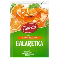 Galaretki - Delecta Galaretka smak pomarańczowy 70 g - miniaturka - grafika 1