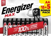Baterie i akcesoria - Energizer Energizer LR6/20 Max AA 15+5 zdarma - miniaturka - grafika 1